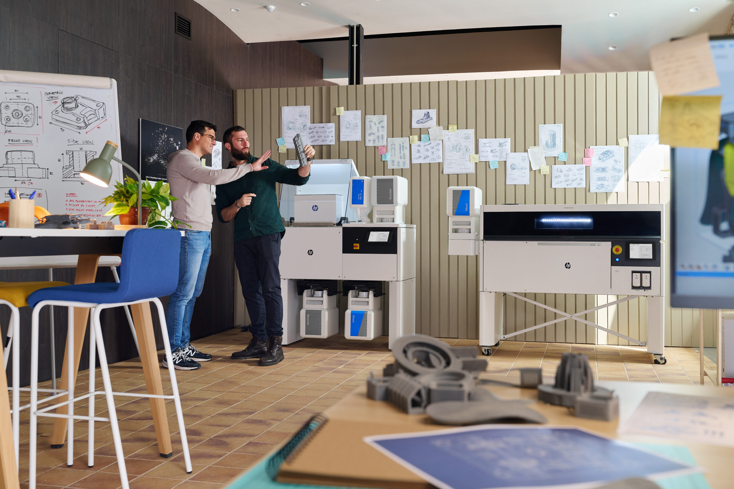 HP MJF 1200 in natürlicher Umgebung.