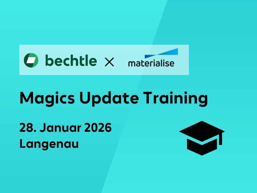 Magics Update Training mit Bechtle und Materialise am 26. Januar 2026.