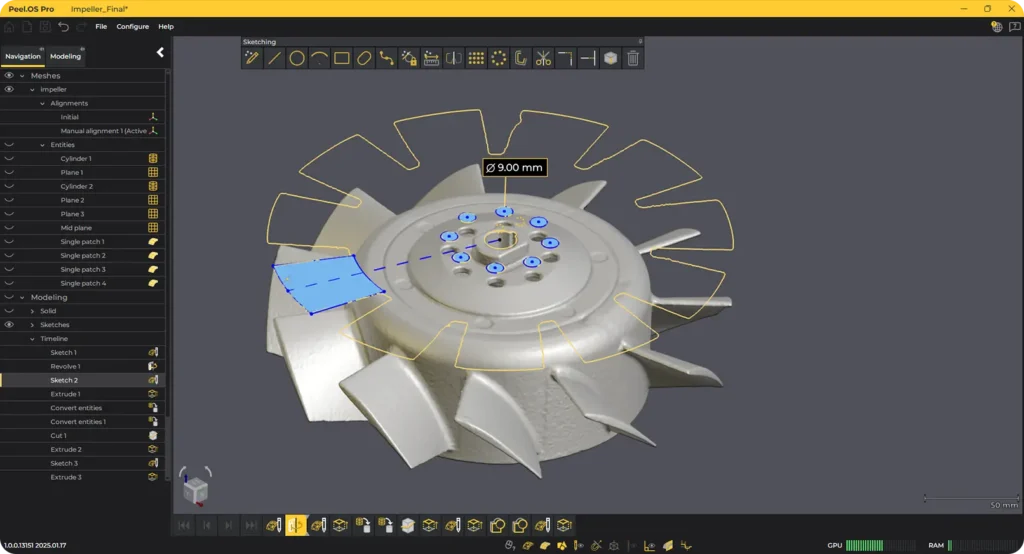 3. Schritt: Skizzieren